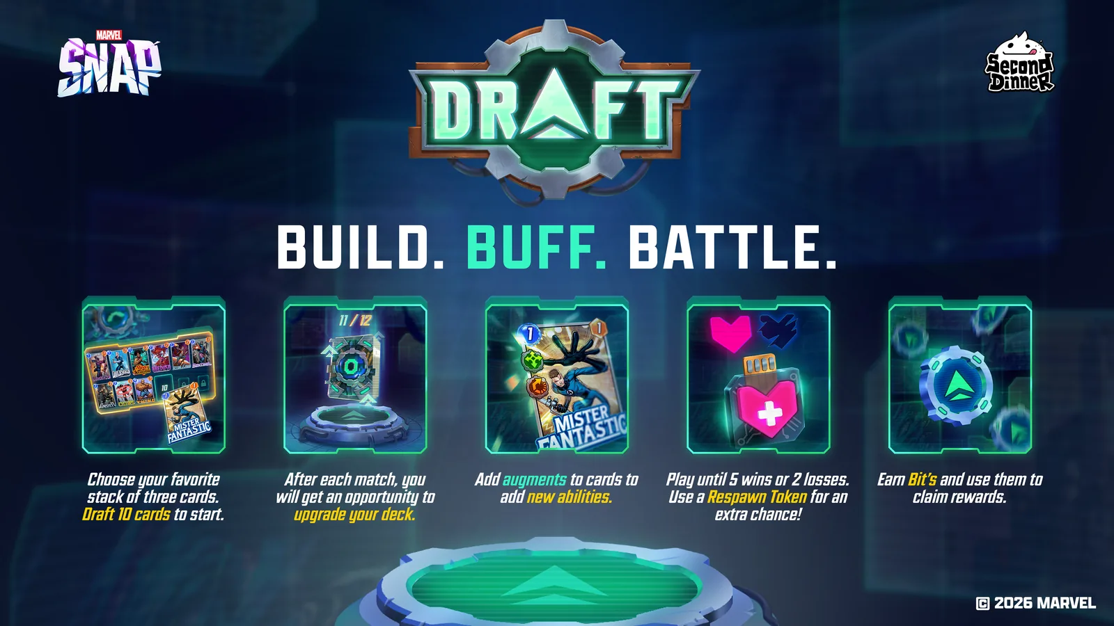 Official MARVEL SNAP Draft core loop