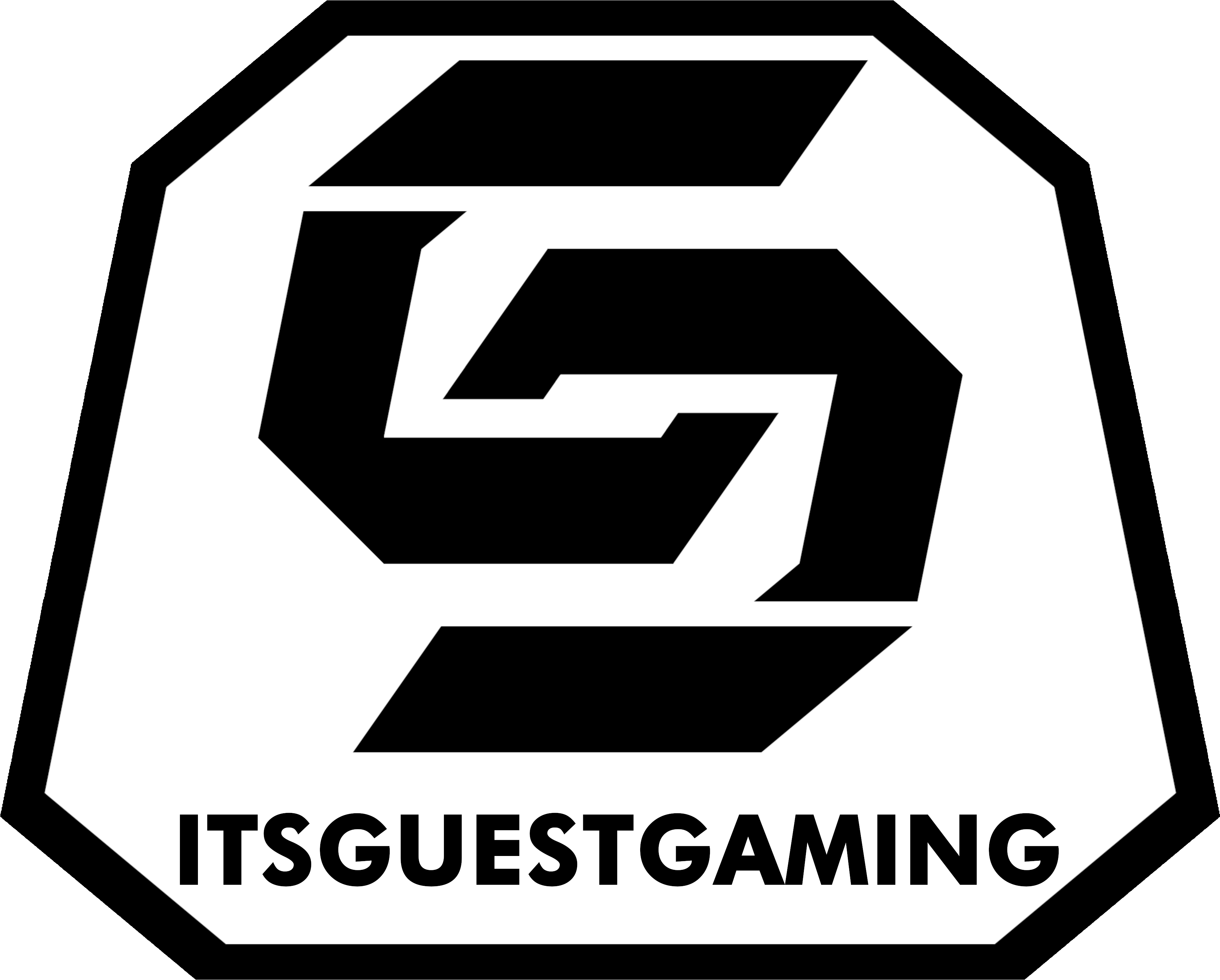 ItsGuestGaming white logo