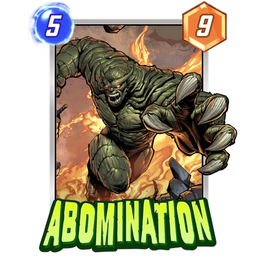 Abomination MARVEL SNAP card art