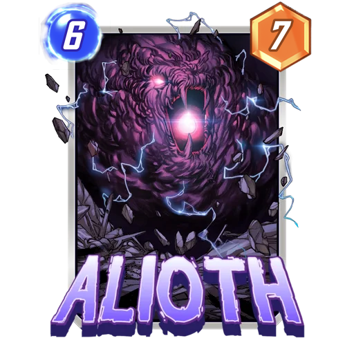 Alioth MARVEL SNAP card art