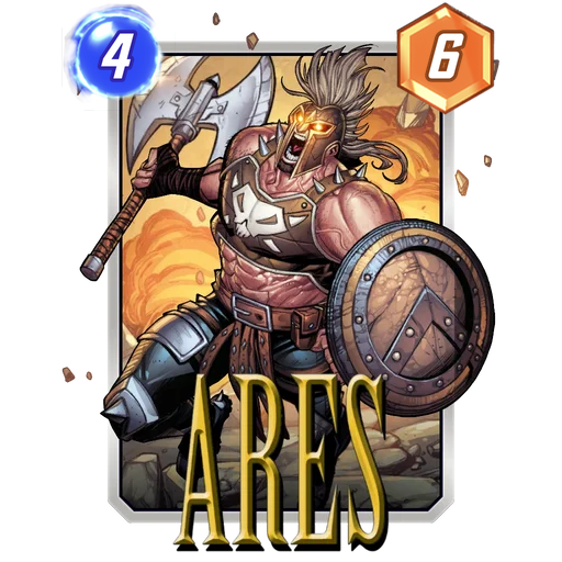 Ares MARVEL SNAP card art