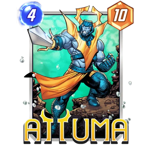Attuma MARVEL SNAP card art