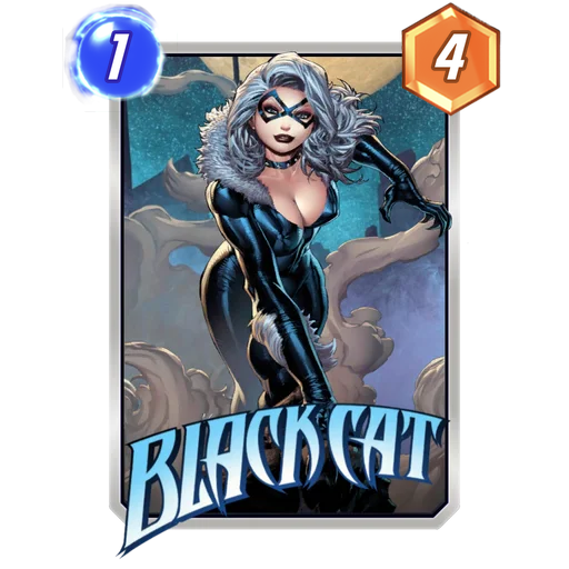 Black Cat MARVEL SNAP card art