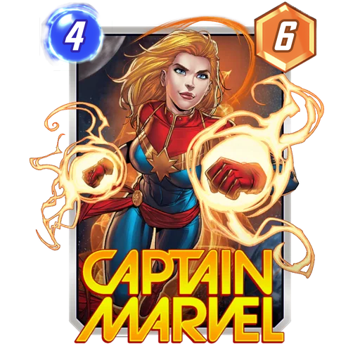 Captain Marvel MARVEL SNAP card art
