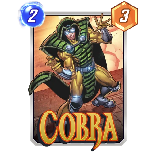 Cobra MARVEL SNAP card art