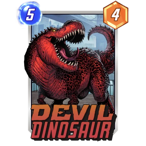 Devil Dinosaur MARVEL SNAP card art