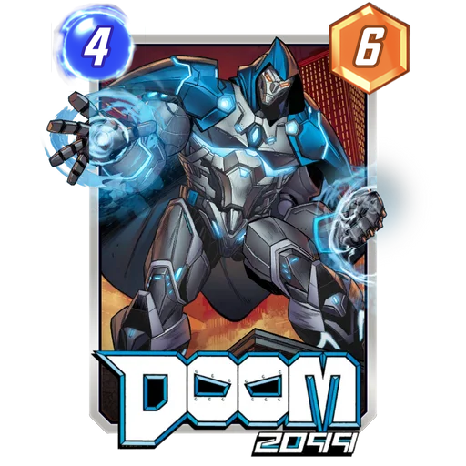 Doctor Doom 2099 MARVEL SNAP card art