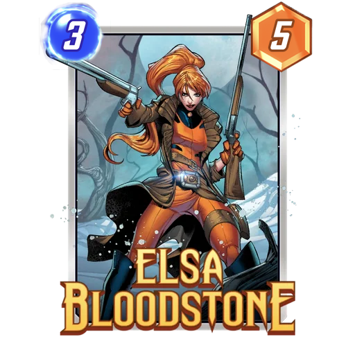 Elsa Bloodstone MARVEL SNAP card art