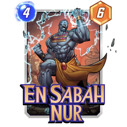 En Sabah Nur MARVEL SNAP card art with current cost and power