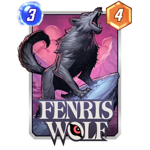 Fenris Wolf MARVEL SNAP card art