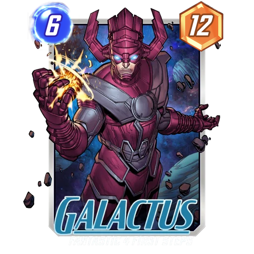 Galactus First Steps MARVEL SNAP card art