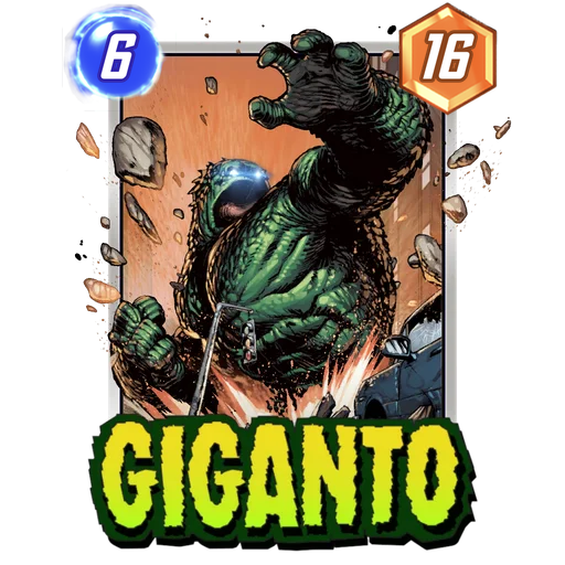 Giganto MARVEL SNAP card art