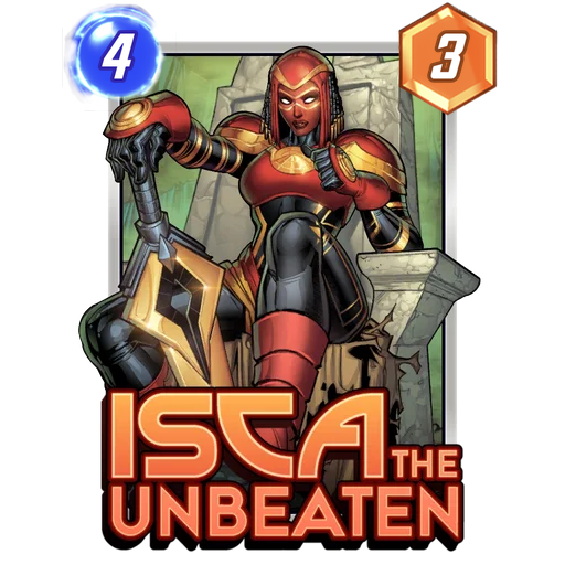 Isca the Unbeaten MARVEL SNAP card art