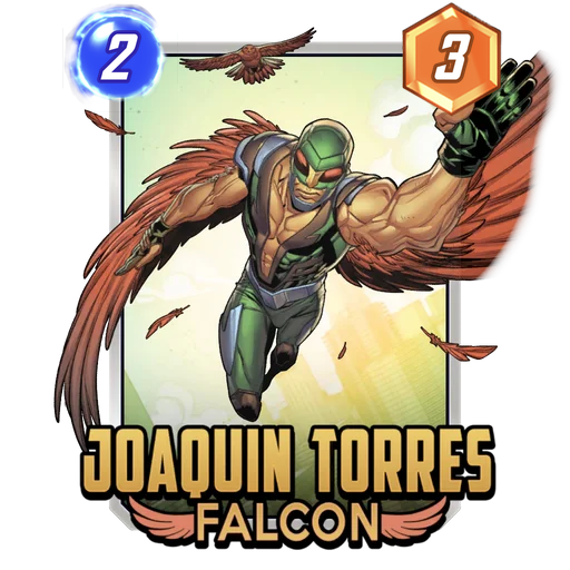 Joaquin Torres Falcon II MARVEL SNAP card art