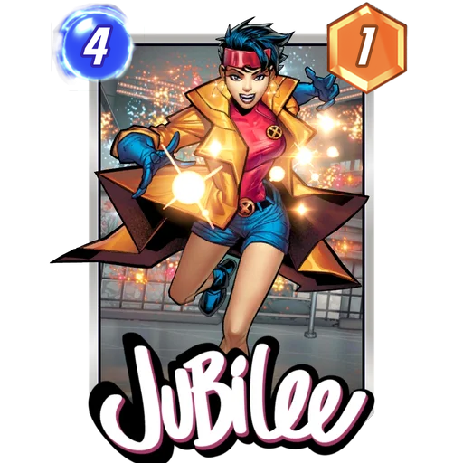 Jubilee MARVEL SNAP card art
