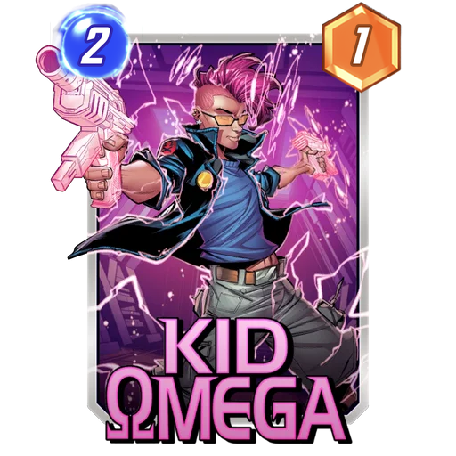 Kid Omega MARVEL SNAP card art