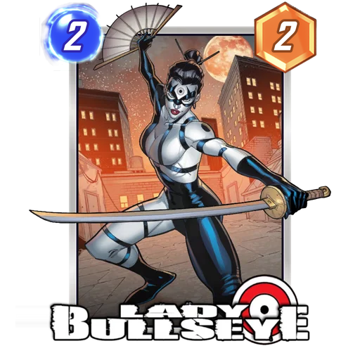 Lady Bullseye MARVEL SNAP card art