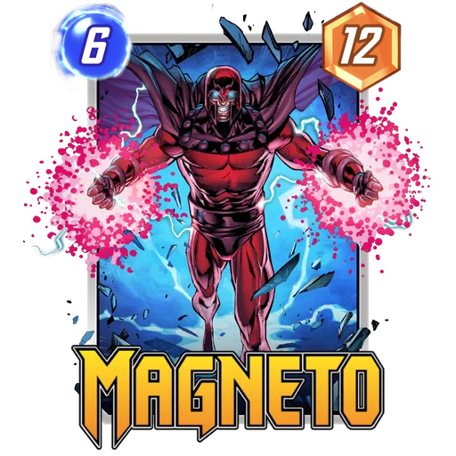 Magneto MARVEL SNAP card art
