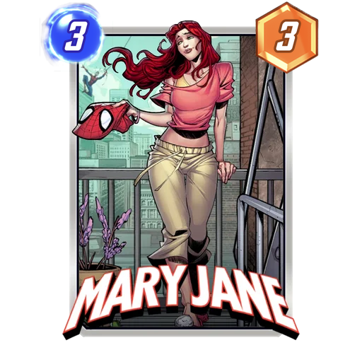 Mary Jane MARVEL SNAP card art
