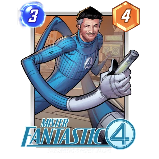 Mister Fantastic First Steps MARVEL SNAP card art