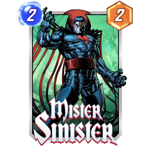 Mister Sinister MARVEL SNAP card art