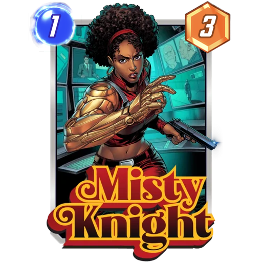 Misty Knight MARVEL SNAP card art