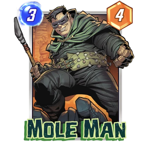 Mole Man MARVEL SNAP card art