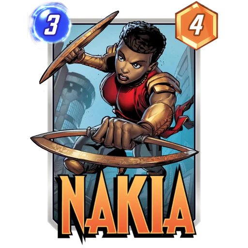 Nakia MARVEL SNAP card art