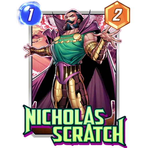 Nicholas Scratch MARVEL SNAP card art