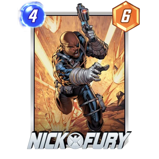 Nick Fury MARVEL SNAP card art