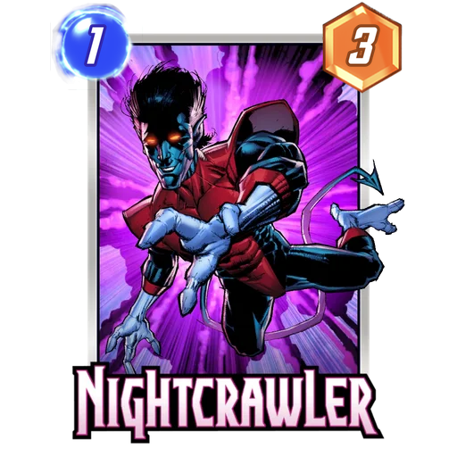Nightcrawler MARVEL SNAP card art