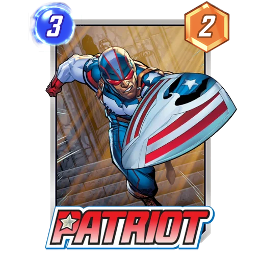 Patriot MARVEL SNAP card art