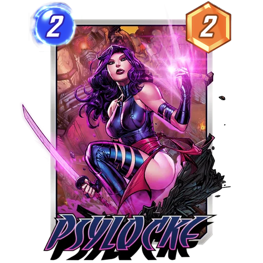 Psylocke MARVEL SNAP card art