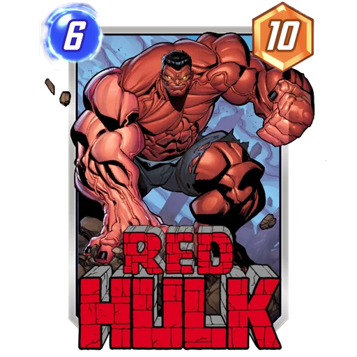 Red Hulk MARVEL SNAP card art