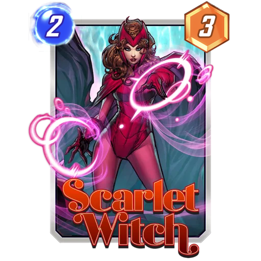 Scarlet Witch MARVEL SNAP card art