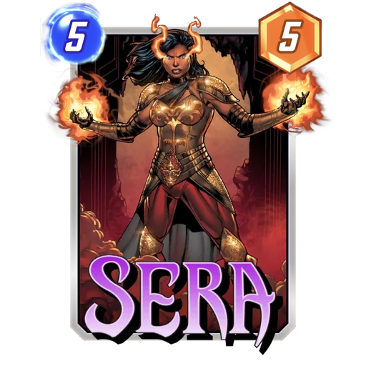 Sera MARVEL SNAP card art