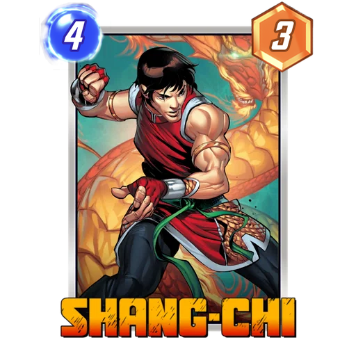 Shang-Chi MARVEL SNAP card art with current cost and power