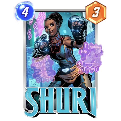 Shuri MARVEL SNAP card art