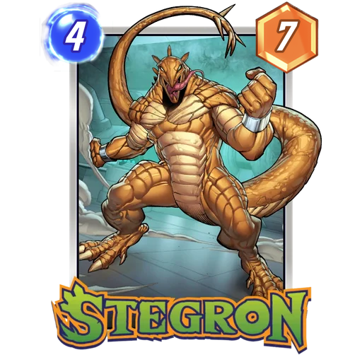 Stegron MARVEL SNAP card art