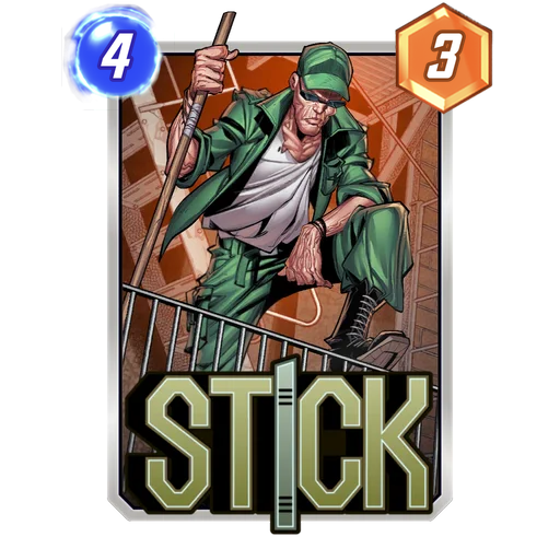 Stick MARVEL SNAP card art