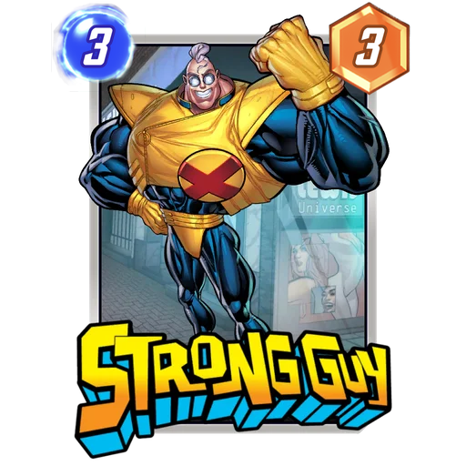 Strong Guy MARVEL SNAP card art