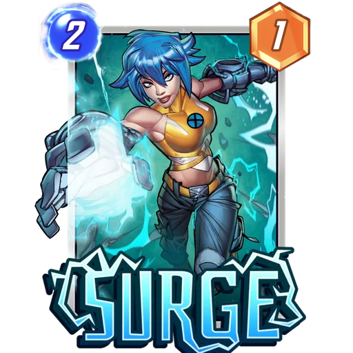 Surge MARVEL SNAP card art