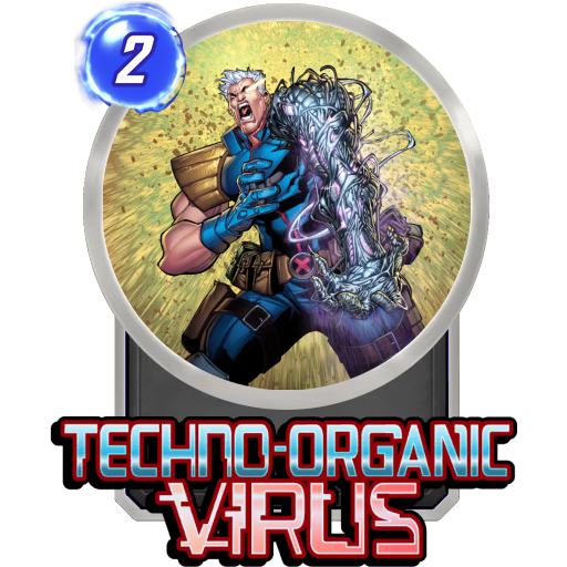 Techno-Organic Virus MARVEL SNAP card art with current cost and power