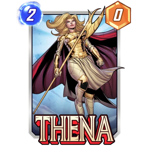 Thena MARVEL SNAP card art