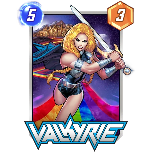 Valkyrie MARVEL SNAP card art