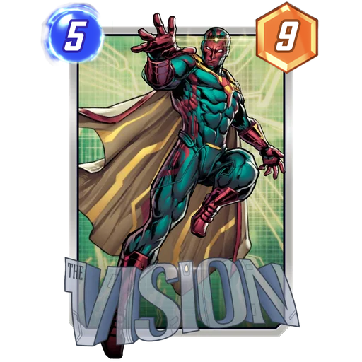 Vision MARVEL SNAP card art