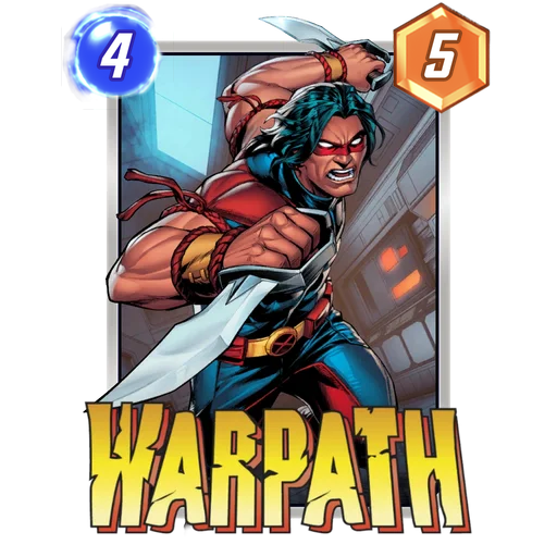 Warpath MARVEL SNAP card art