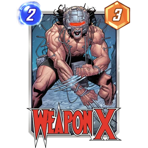 Weapon X Wolverine MARVEL SNAP card art