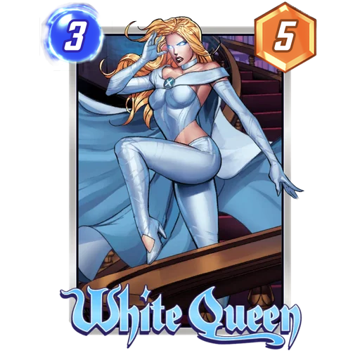 White Queen MARVEL SNAP card art