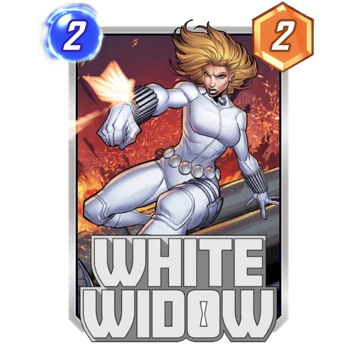 White Widow MARVEL SNAP card art